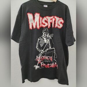 Vintage Gildan 1999 Black Misfits Legacy Of Brutality Graphic Tee, XL